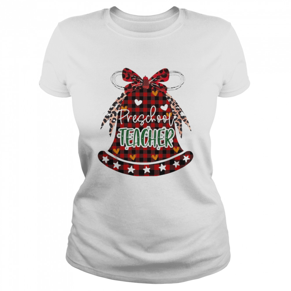 Christmas Bell Preschool Teacher Sweater Classic Women's T-shirt