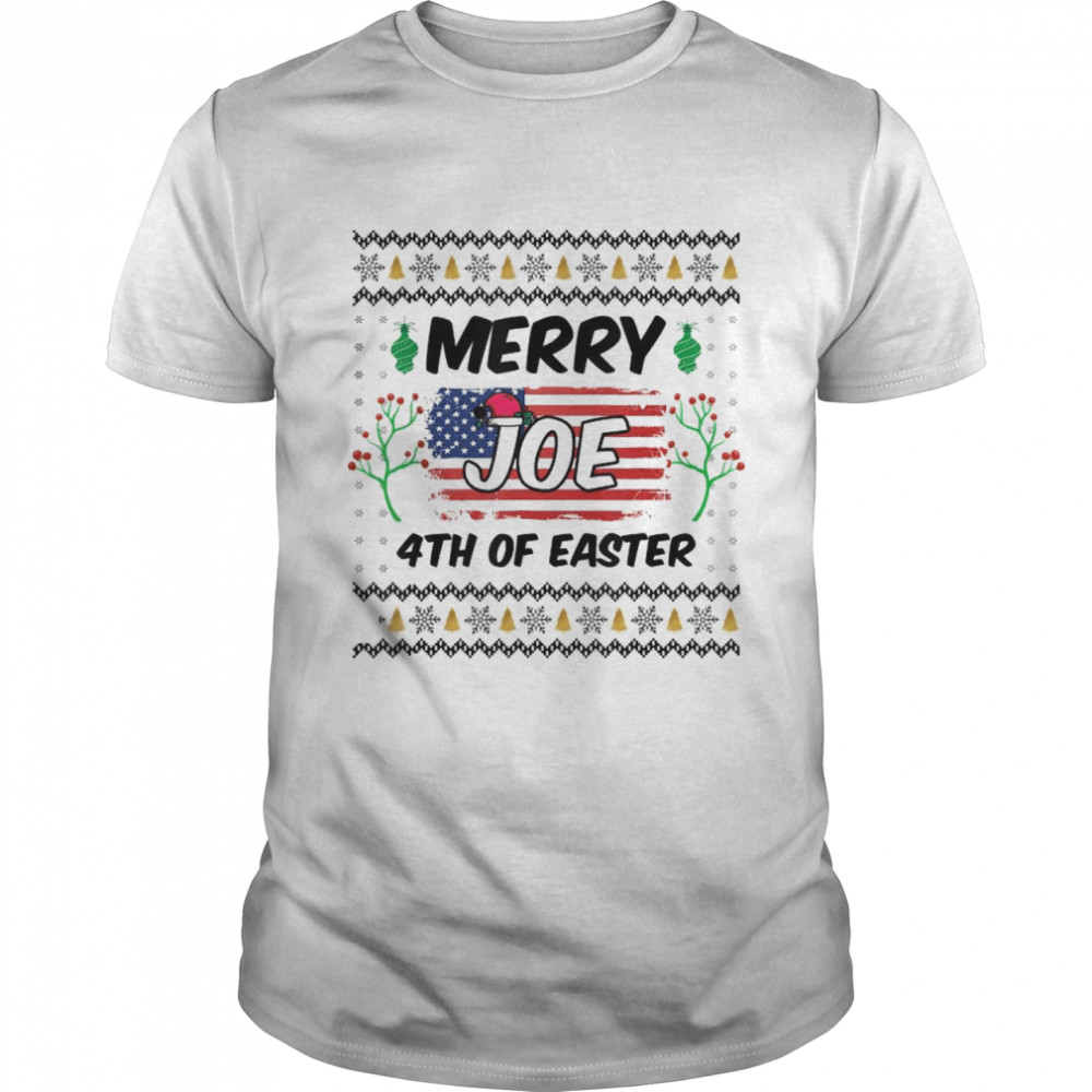 Merrys 4ths Ofs Easters Funnys Joes Bidens Christmass Uglys Sweaters T-Shirts