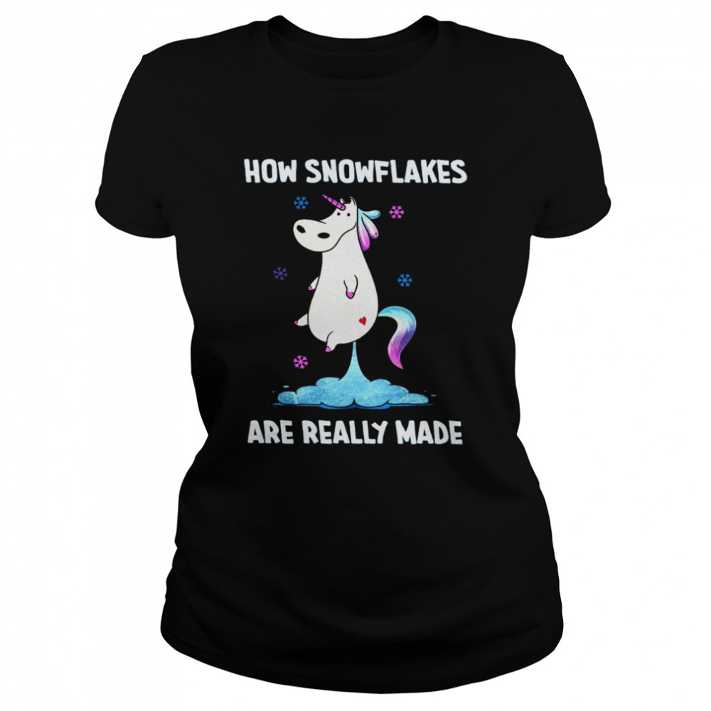 How Snowflakes Are Really Made  Classic Women's T-shirt