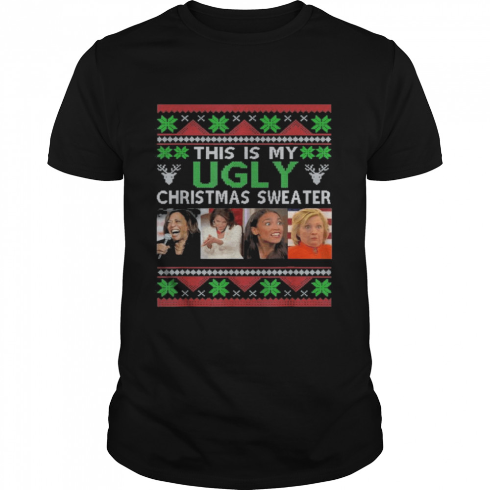 This Is My Ugly Christmas Anti-Biden Xmas Pajamas T-Shirt
