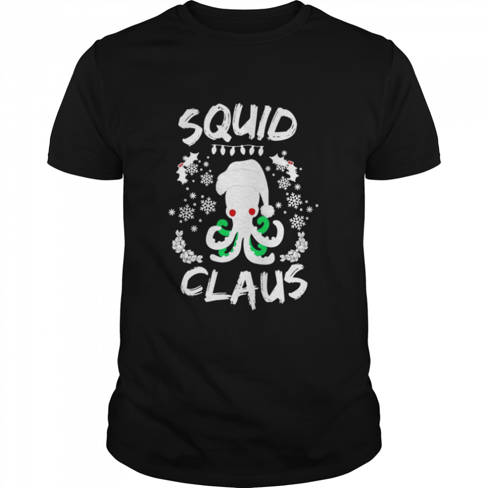Squid Claus Ugly Christmas shirt Classic Men's T-shirt