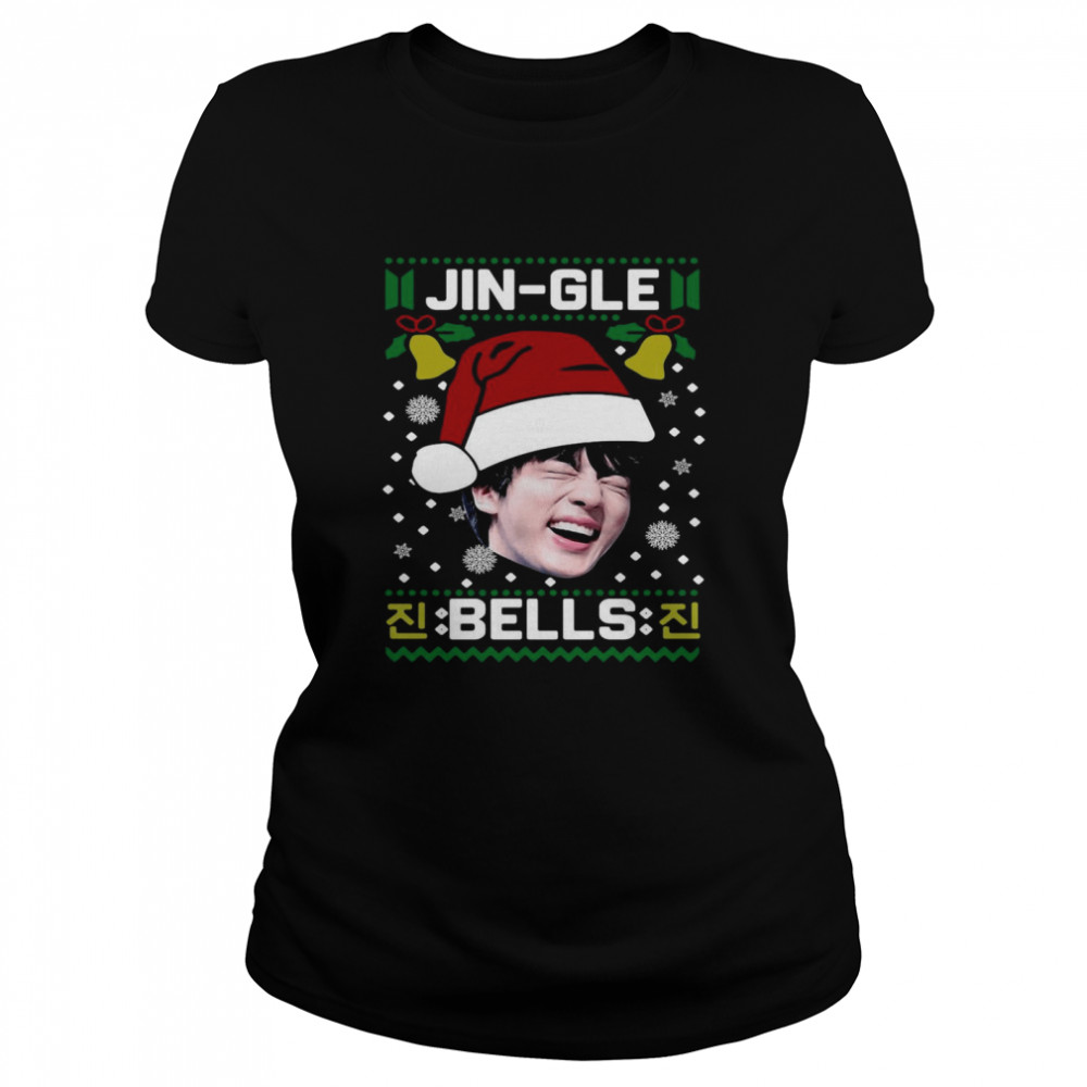 BTS Jin-Gle Bells Christmas Sweater  Classic Women's T-shirt