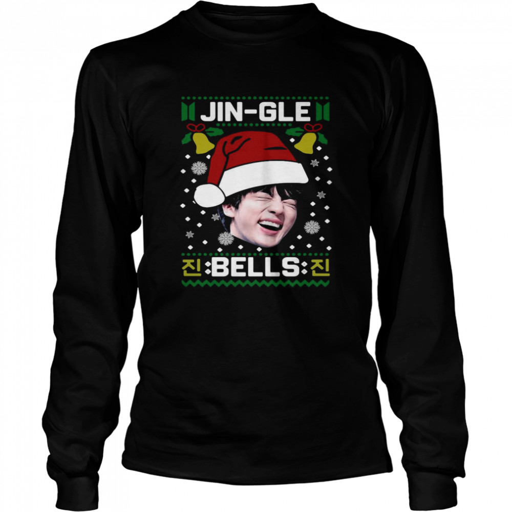 BTS Jin-Gle Bells Christmas Sweater  Long Sleeved T-shirt