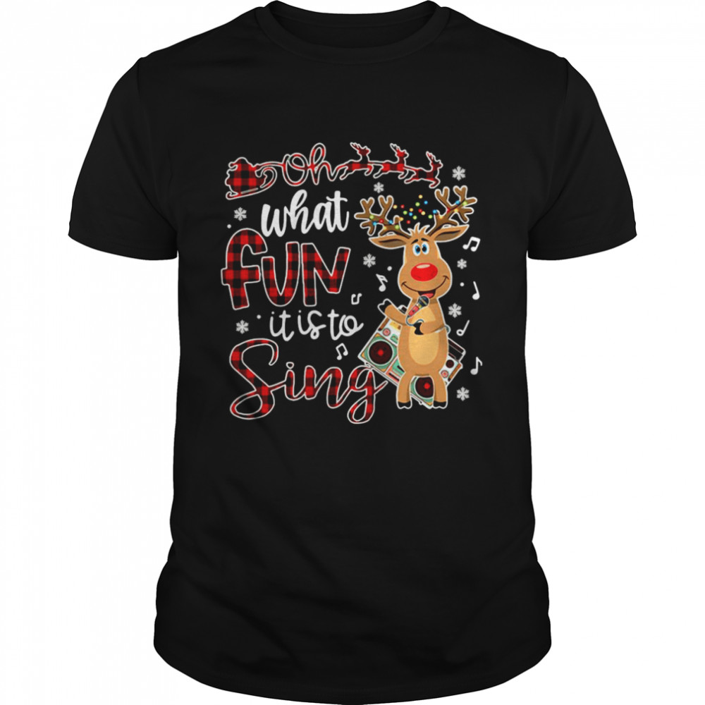 Reindeers Ohs Whats Funs Its Iss Tos Sings Christmass Sweaters Shirts