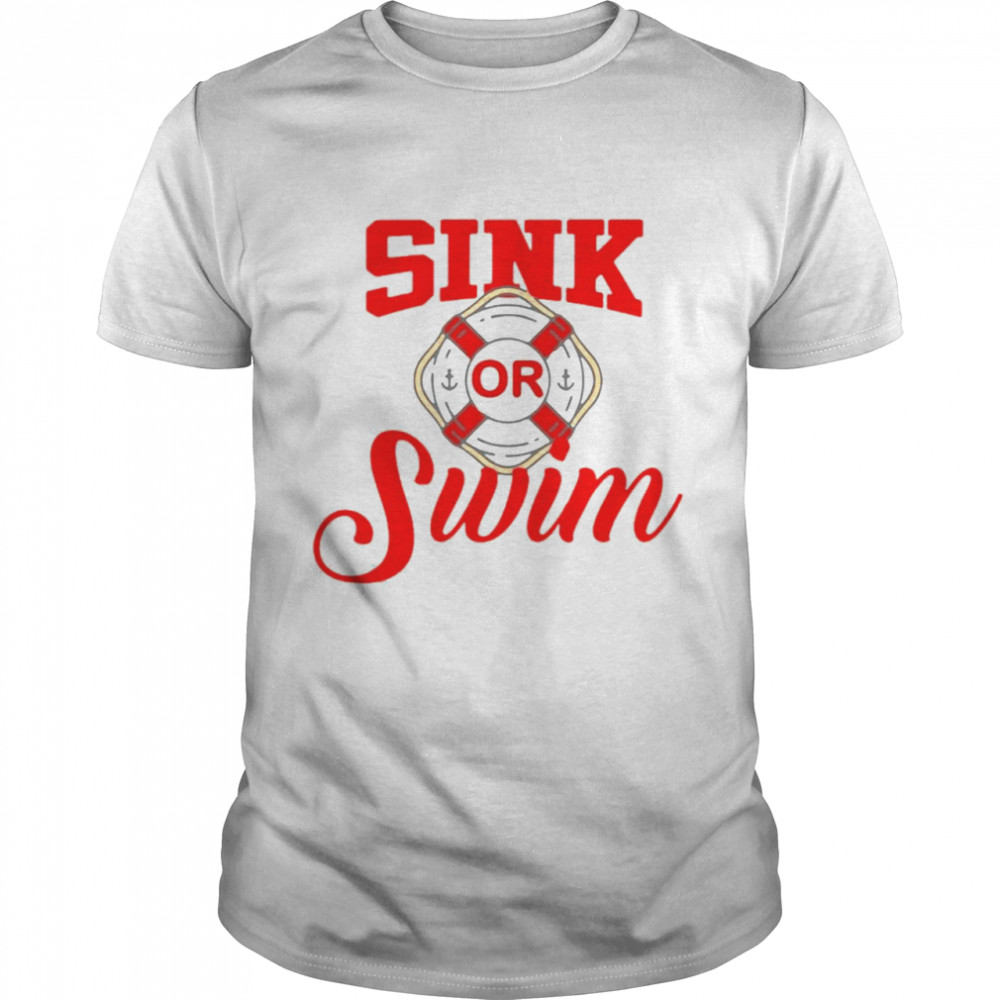 Sink Or Swim Flotation Device Pool Party For Kids Shirt