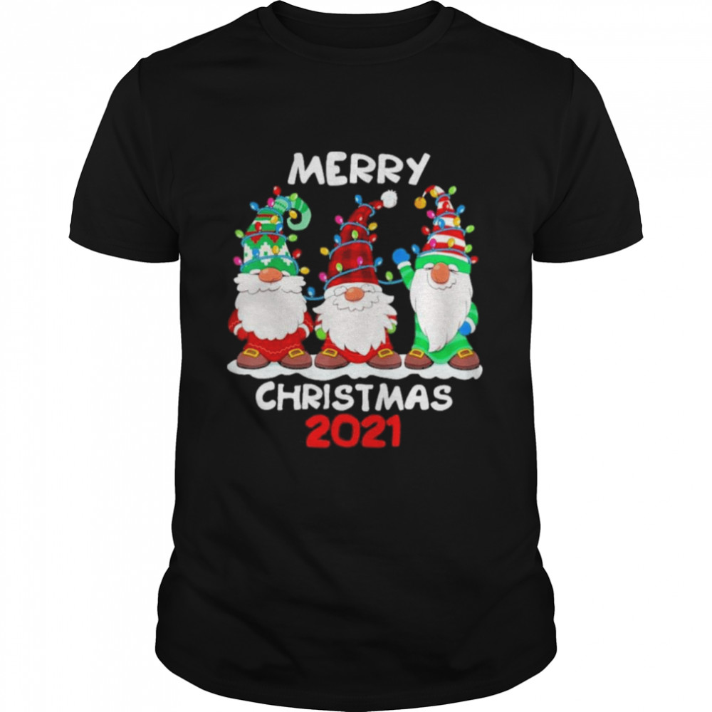 Merry Christmas 2021 Gnomies Lights shirts