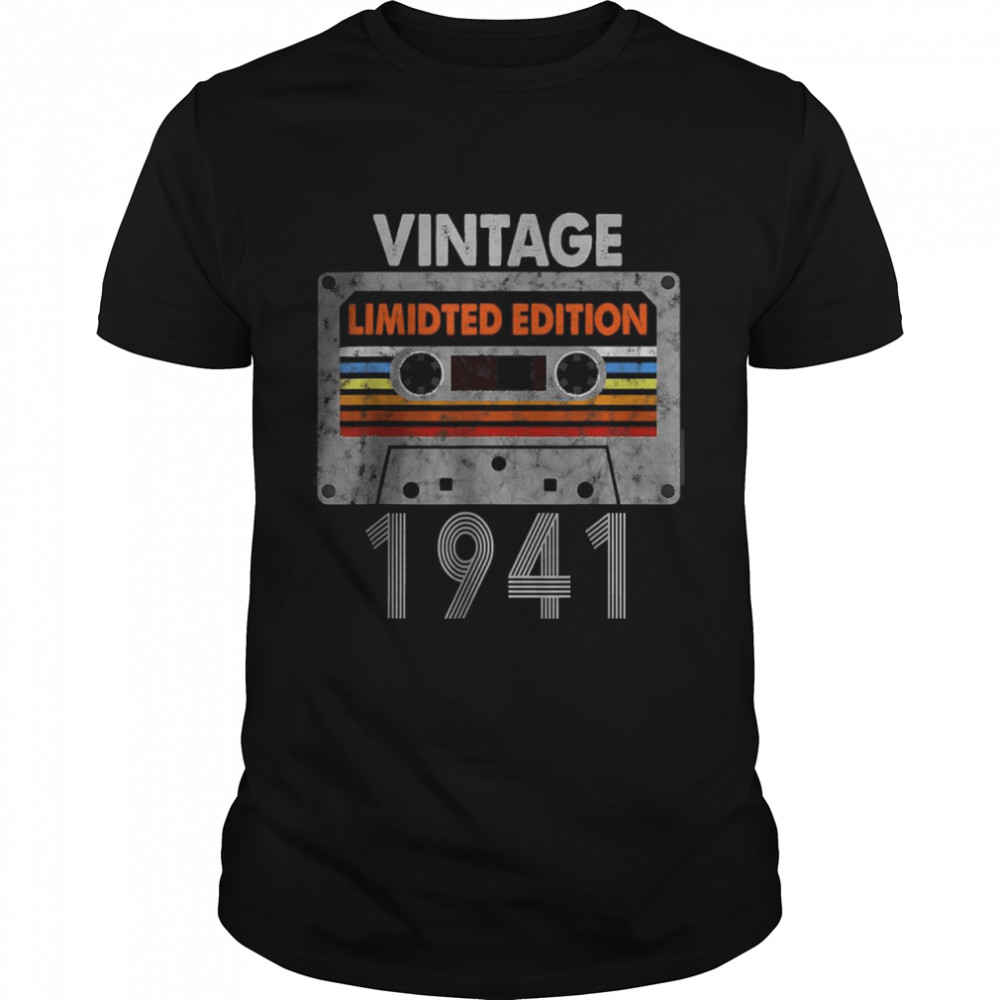 Vintage 1941 Made in 1941 80th Birthday Limited Edition T- Classic Men's T-shirt