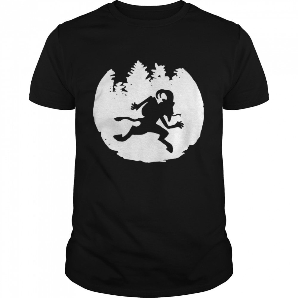 Krampus Spooky Christmas Folklore  Classic Men's T-shirt