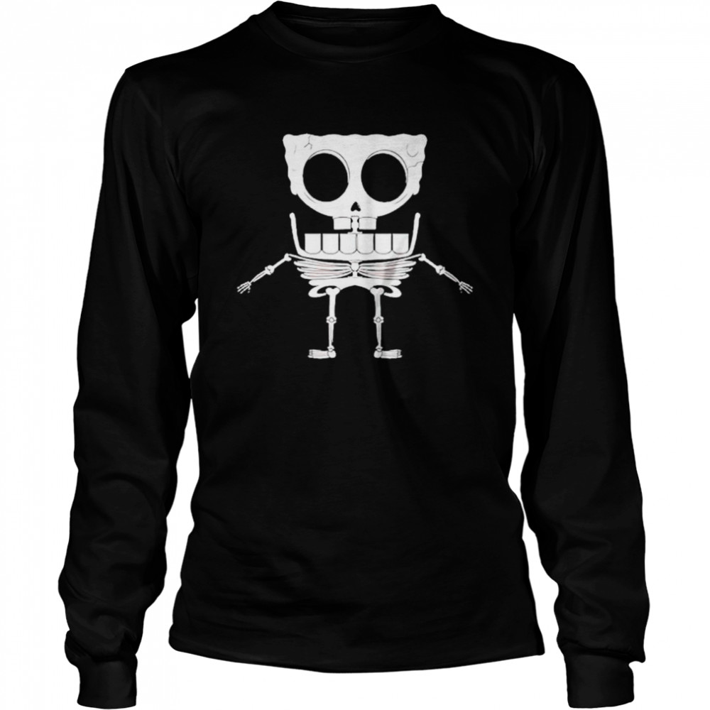 Spongebob Squarepants Skeleton shirt Long Sleeved T-shirt