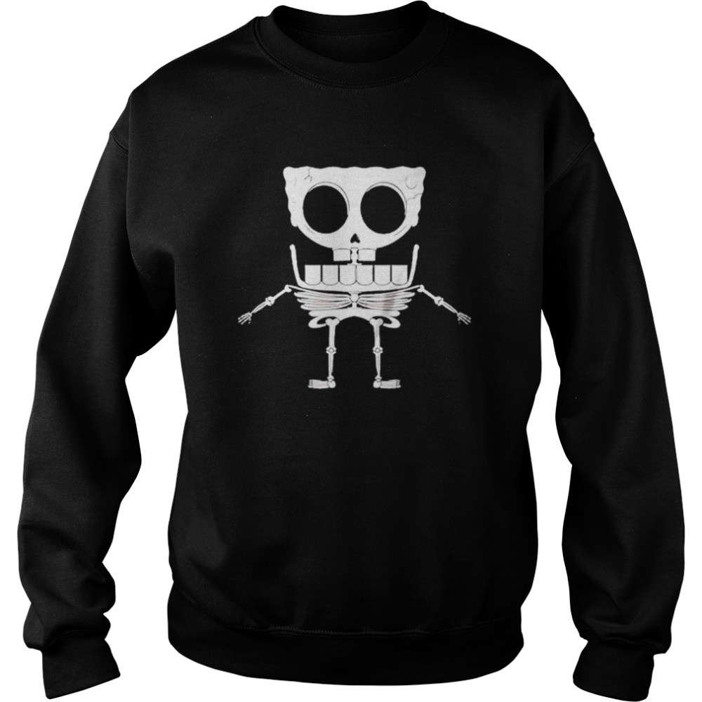 Spongebob Squarepants Skeleton shirt Unisex Sweatshirt