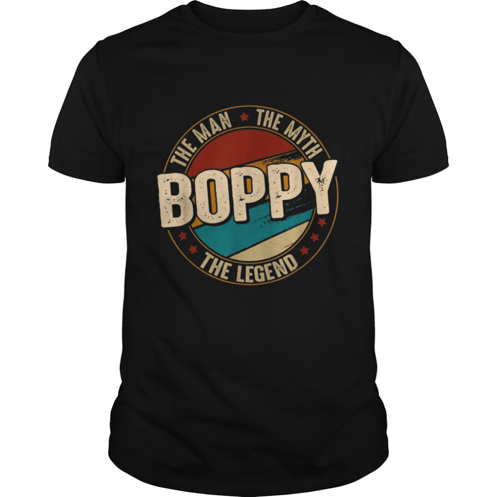 Boppy from Grandchildren Boppy the Myth the Legend  Classic Men's T-shirt