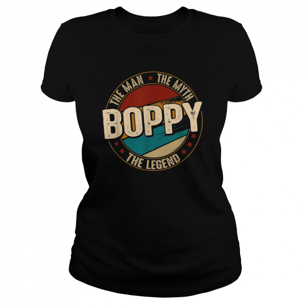 Boppy from Grandchildren Boppy the Myth the Legend  Classic Women's T-shirt