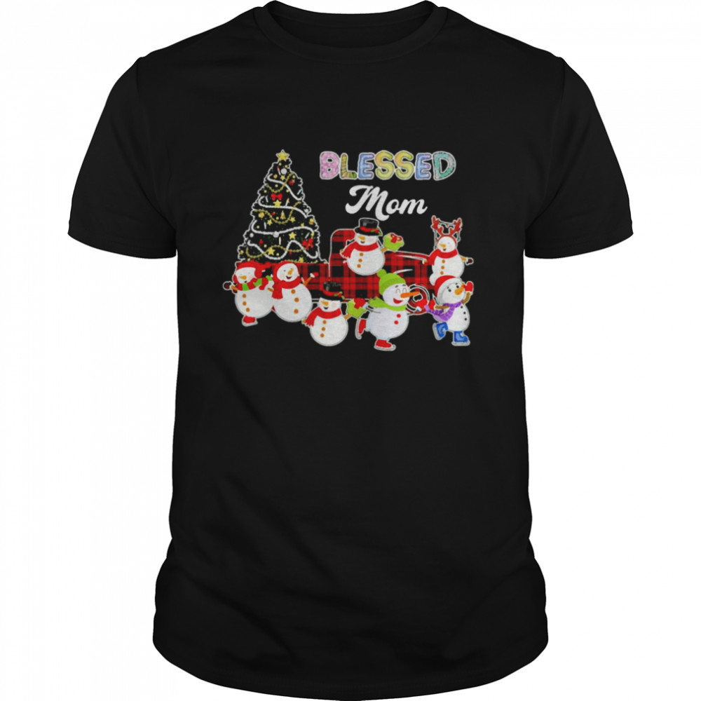 Christmass Snowmans Blesseds Moms Christmass Sweaters Shirts