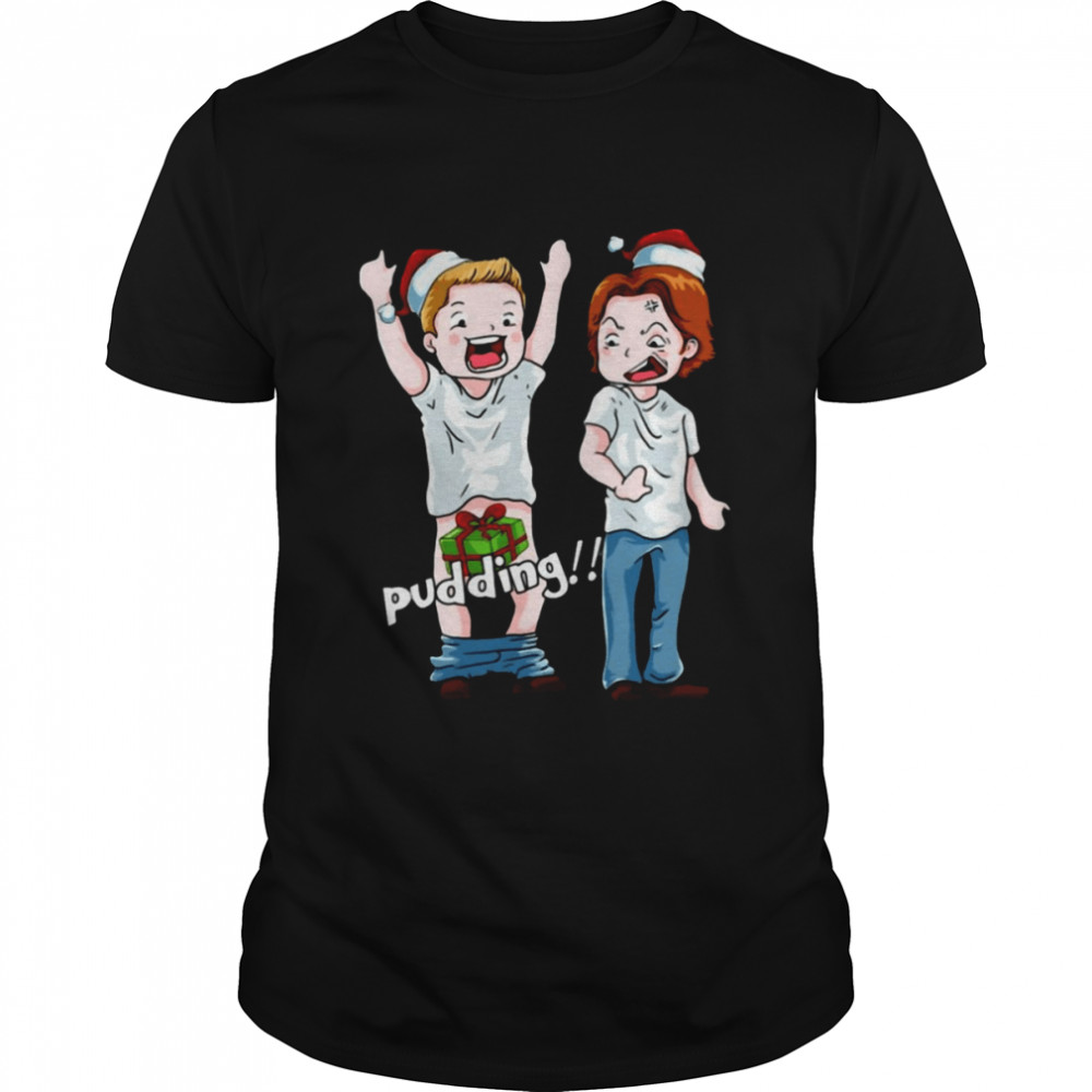 merry Christmas Pudding Sweater  Classic Men's T-shirt