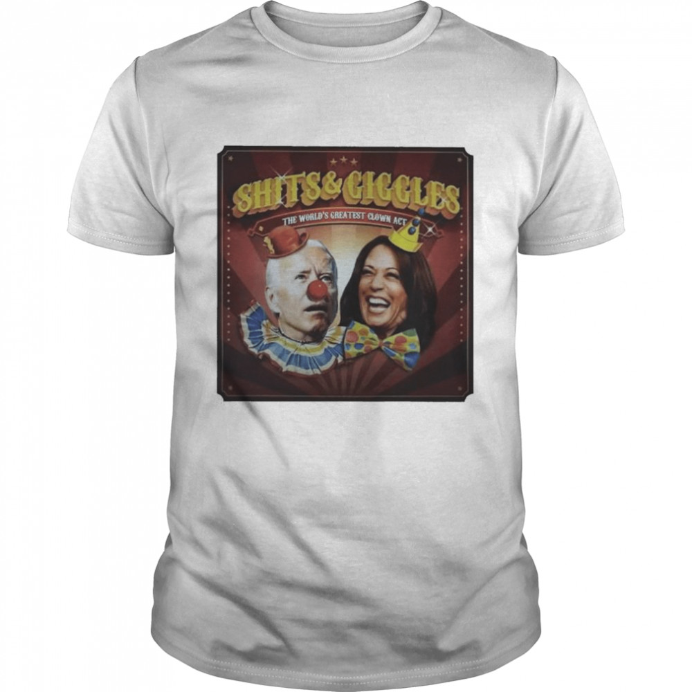 Premium biden Harris shits and giggles the worlds’s greatest clown act t-shirts