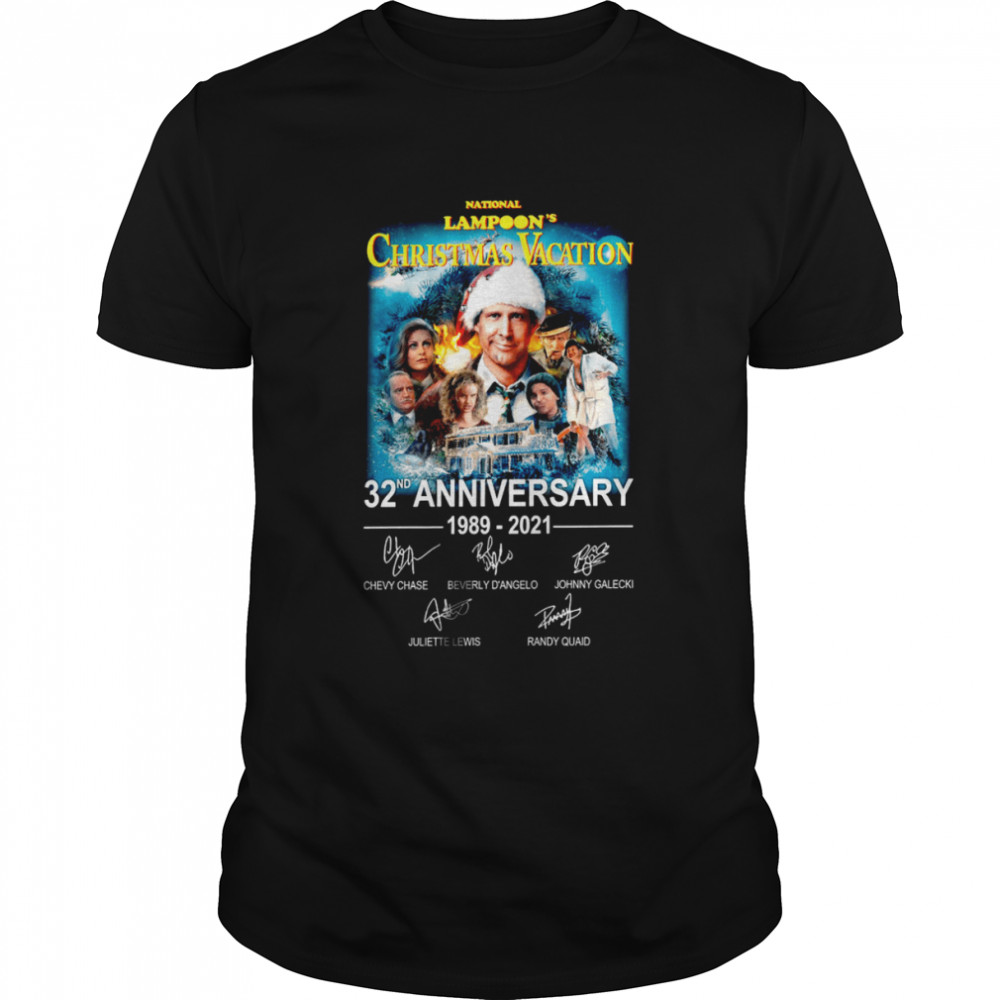 National lampoons’s christmas vacation 32nd anniversary 1989 2021 shirts