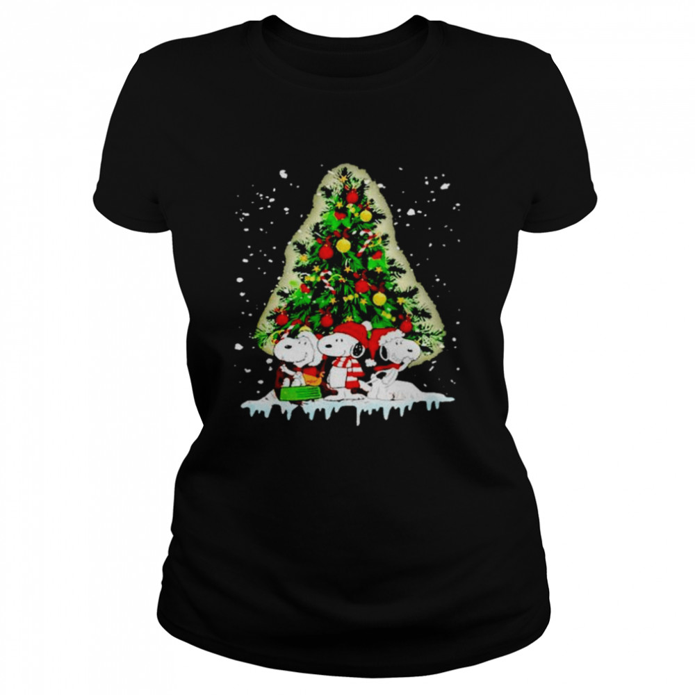 Snoopy Christmas Tree shirt Classic Women's T-shirt