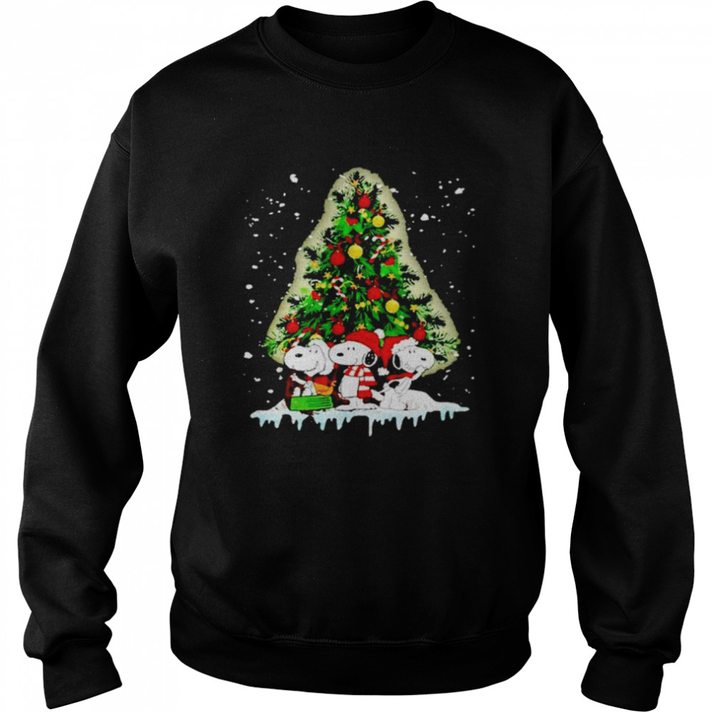 Snoopy Christmas Tree shirt Unisex Sweatshirt