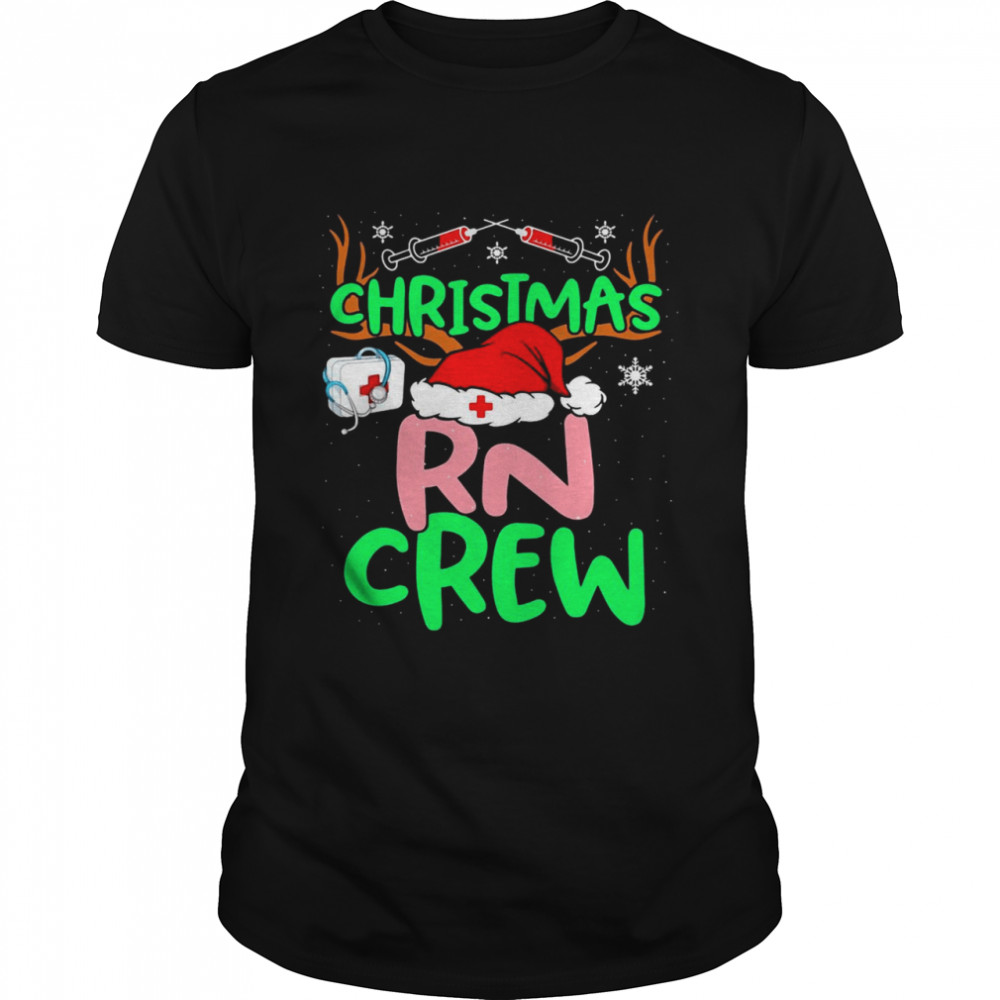 Vaccinated Christmas RN Crew Sweater  Classic Men's T-shirt