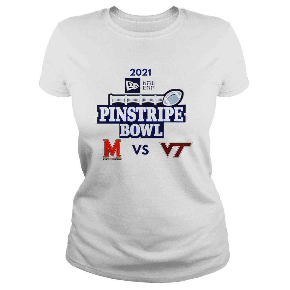 2021 Pinstripe Bowl Maryland Terrapins vs Virginia Tech Hokies shirt Classic Women's T-shirt