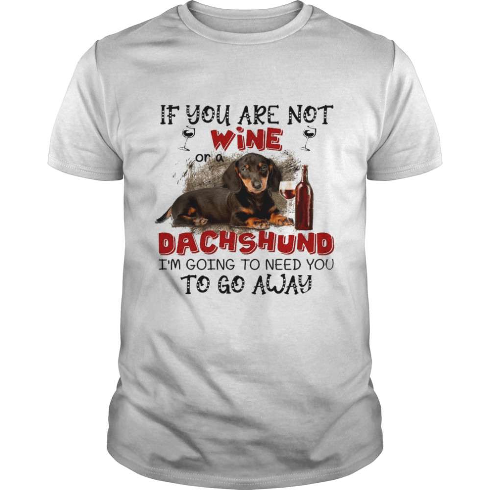 If you are not wine or a dachshund im going to need you to go away shirts
