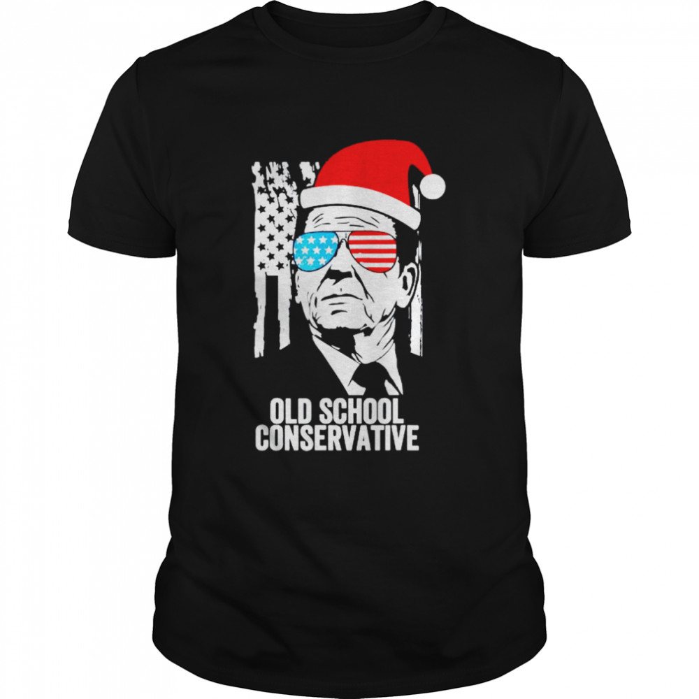 Ronald Reagan Christmas old school conservative shirt