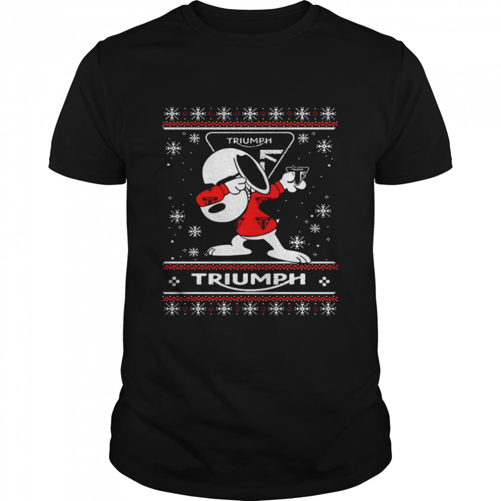 Snoopy Dabbing Triumph Christmas Sweater Shirts