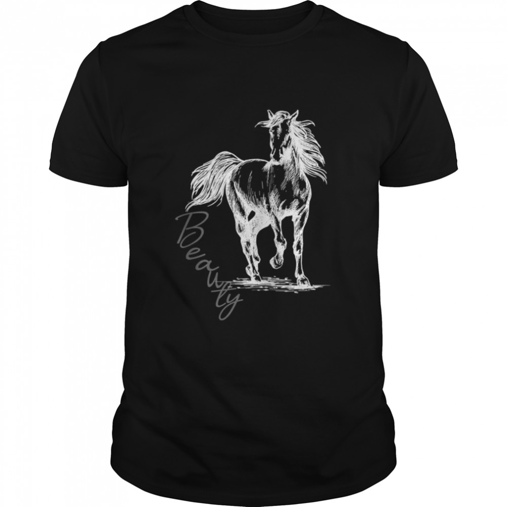 Girls horses love riding horse box great beauty Shirts