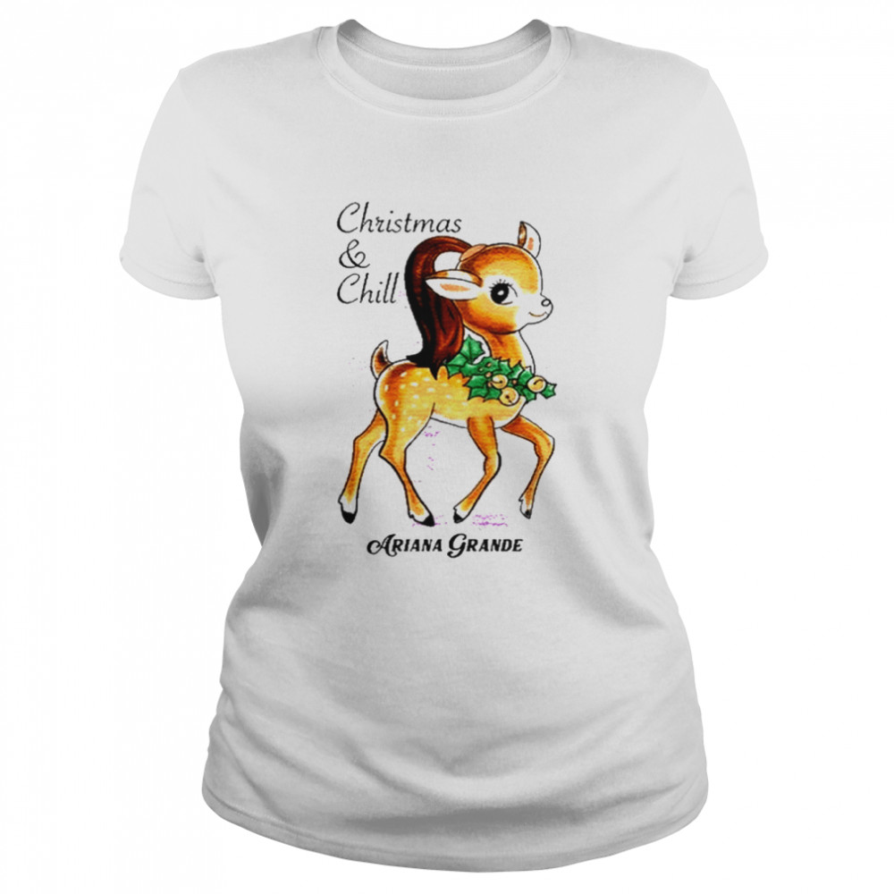 Ariana Grande Christmas & Chill T- Classic Women's T-shirt