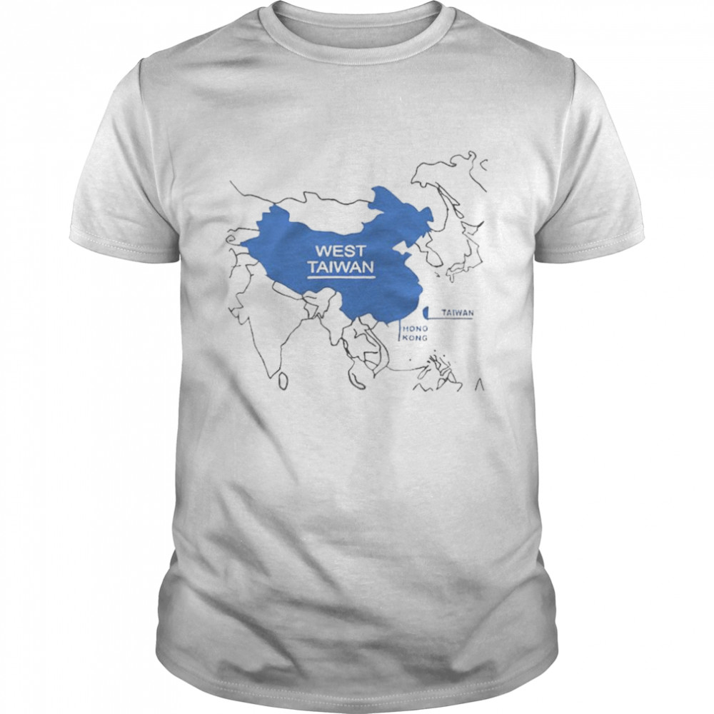 China west Taiwan map shirt Classic Men's T-shirt