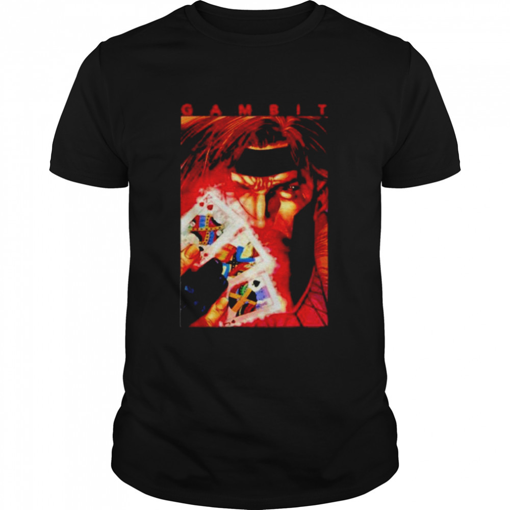 Gambit Glowing Cards Graphic shirts