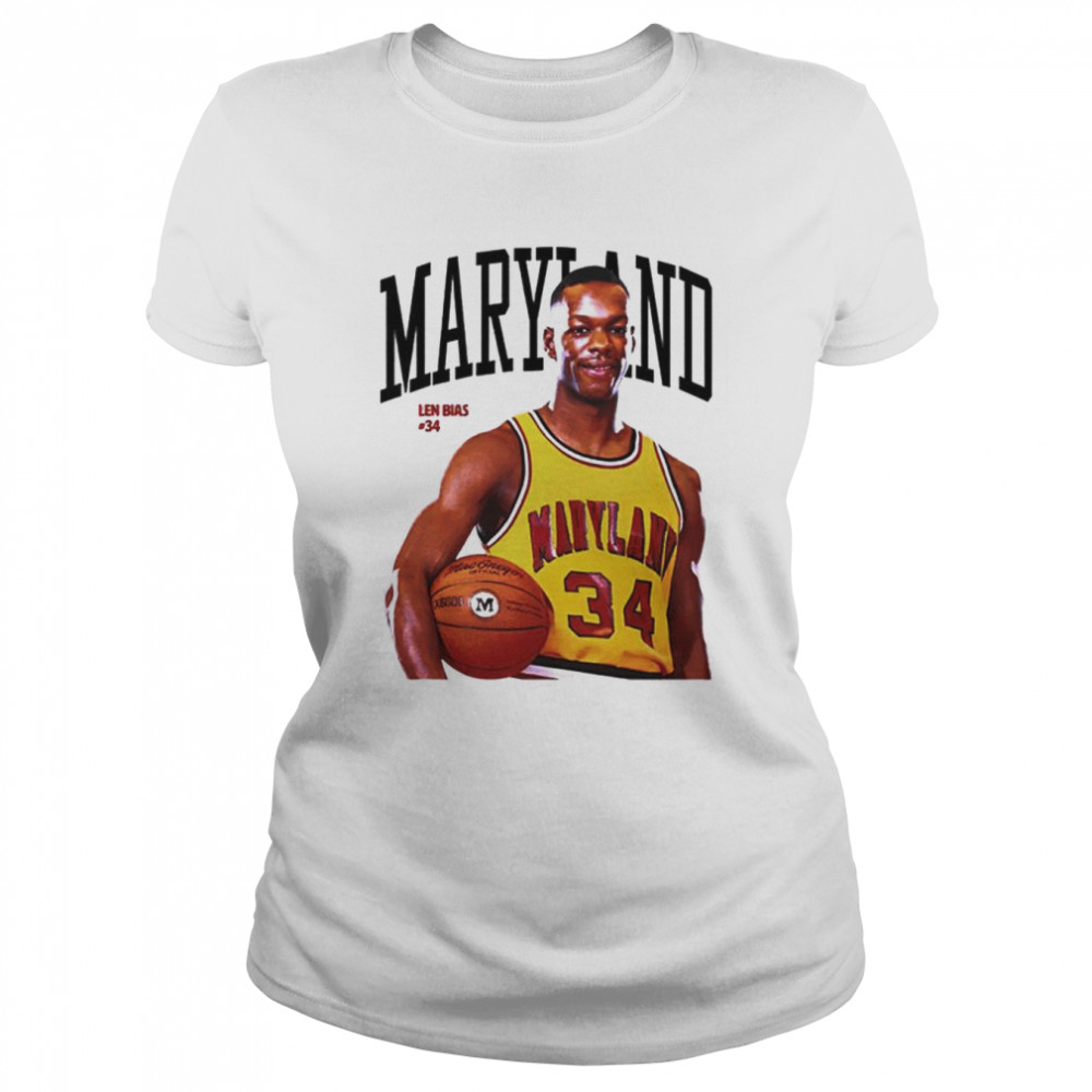 Len Bias Maryland Terrapins shirt Classic Women's T-shirt