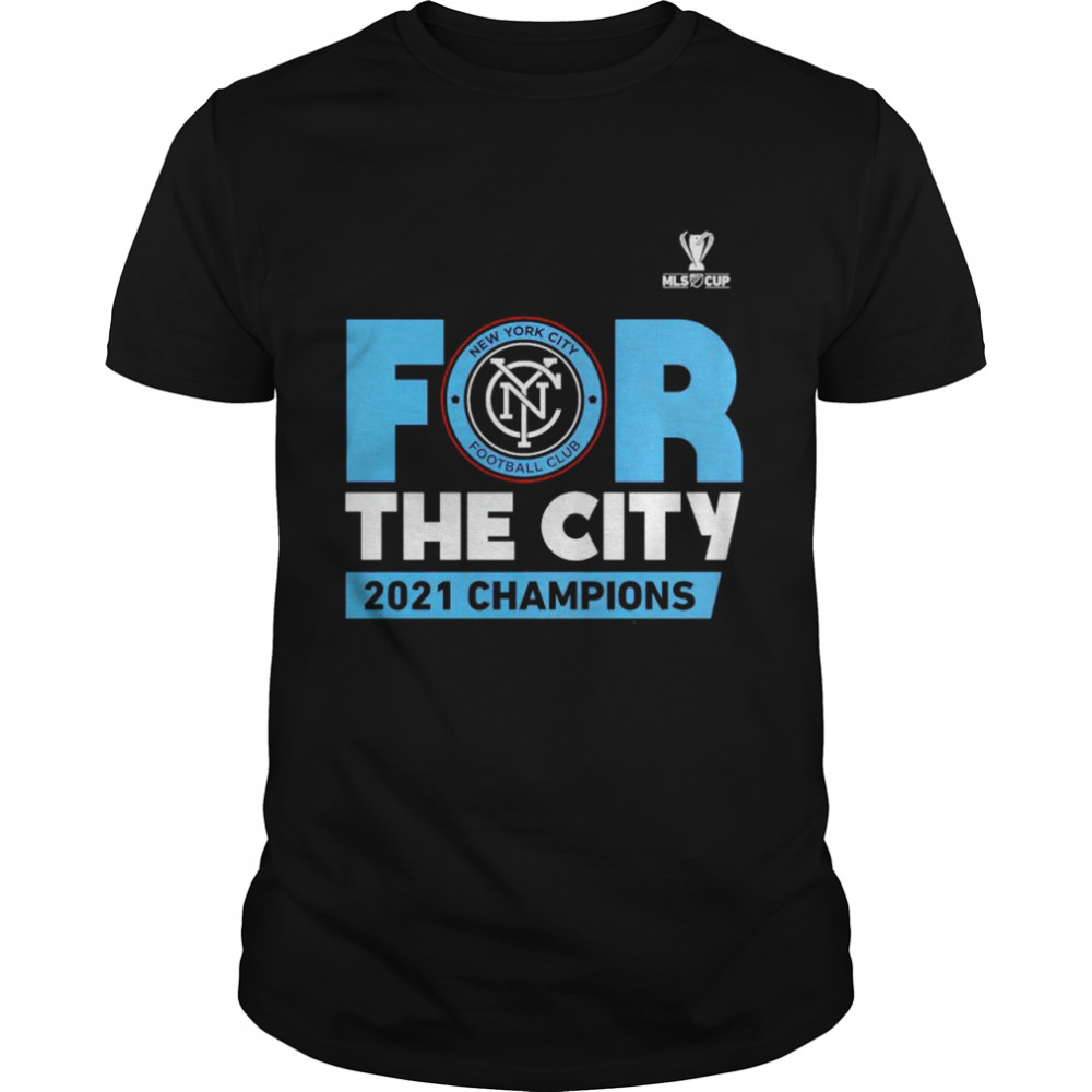 New York City FC for the city 2021 champions shirt