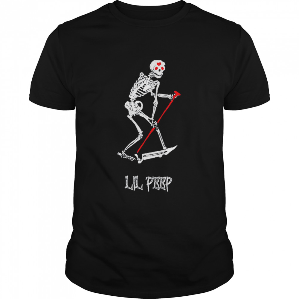 Skeleton Lil Peep Reapers  Classic Men's T-shirt