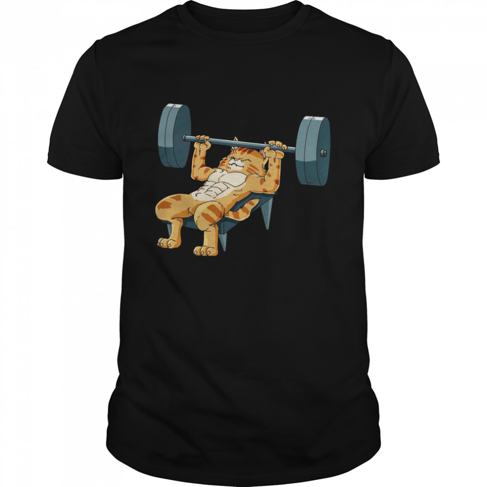 WEIGHT LIFTING Cat Gym Shirts