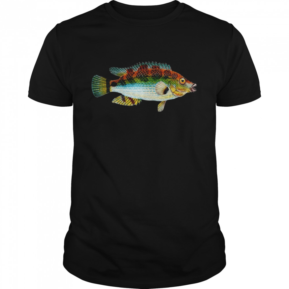 Cool Colorful Fish Art Fisherman Fishing Shirt Shirt