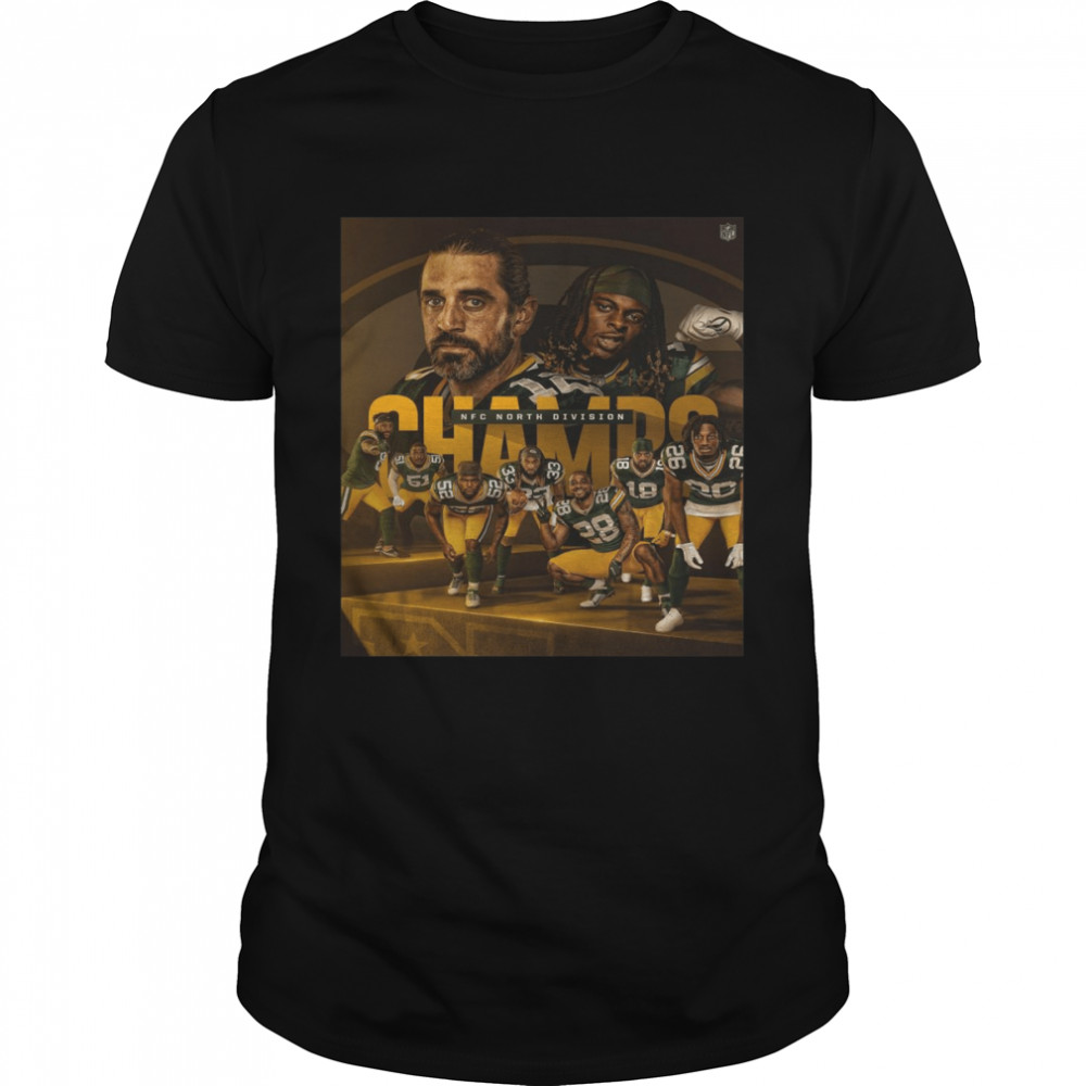 Green Bay Packers Nfc North Division Champions 2021 Gopackgo Shirts