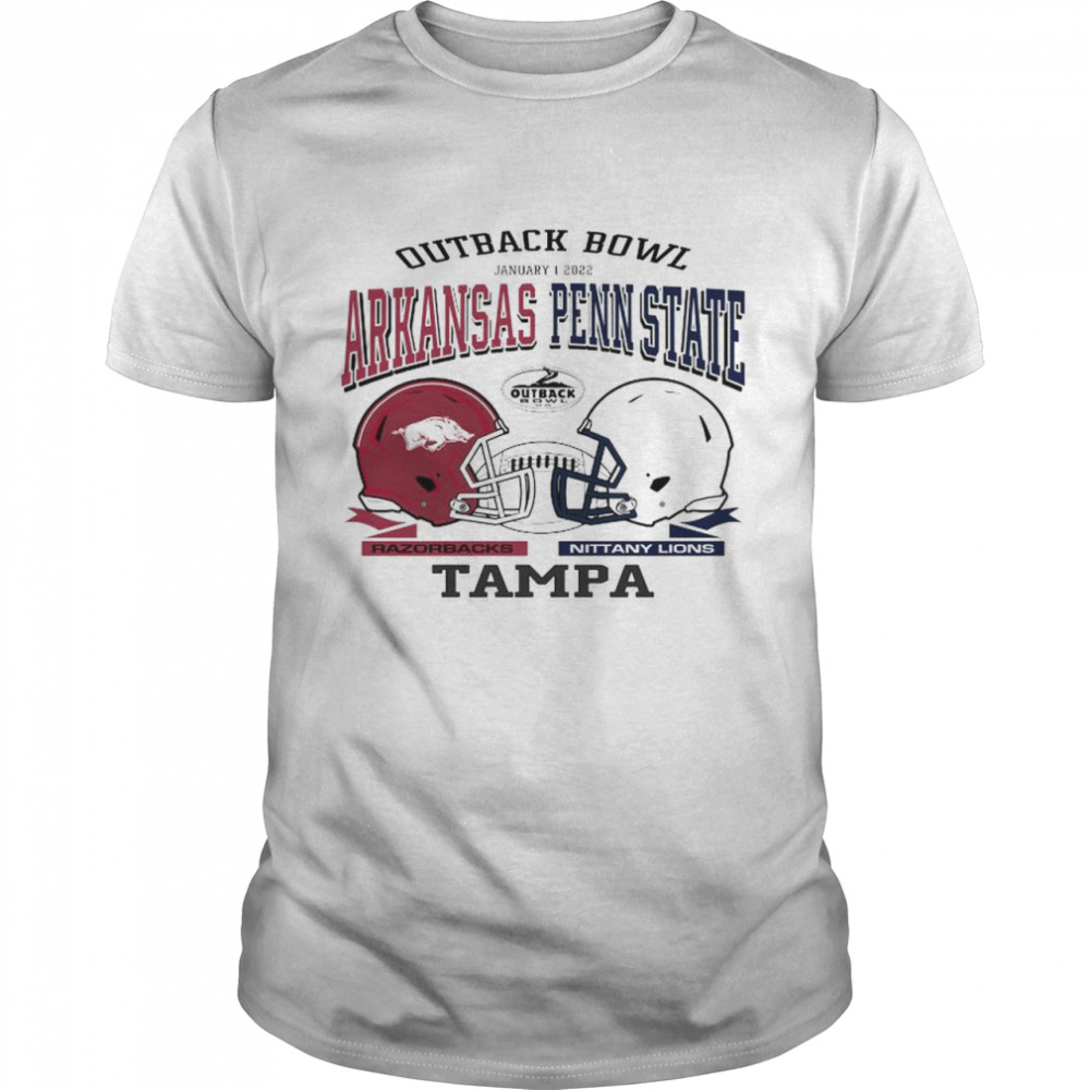 Hot Arkansas Razorbacks vs Penn State Nittany Lions Outback Bowl 2022 shirt