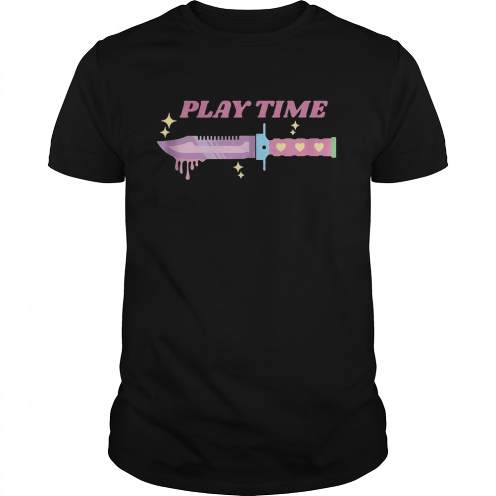 Pastel Goth Play Time Knife Weapon  Classic Men's T-shirt