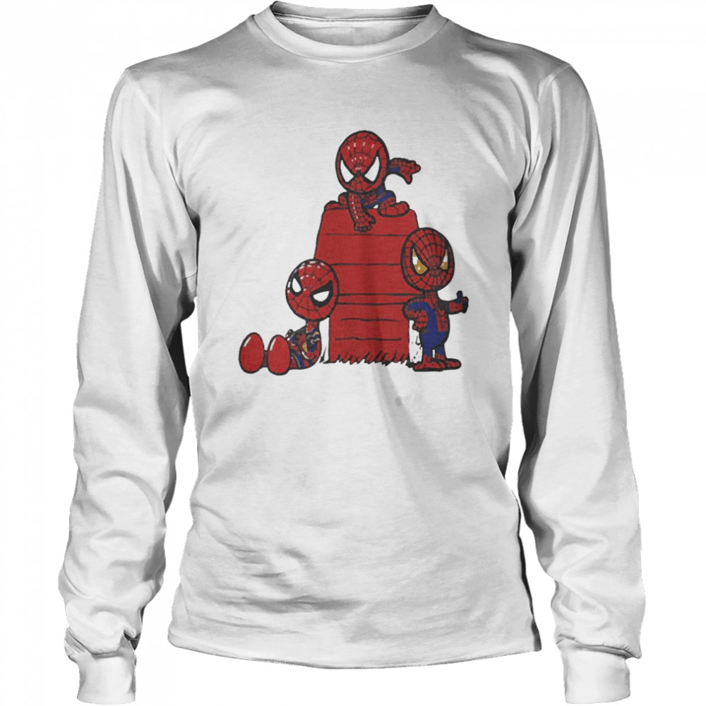 Spider Verse Spider Man Chibi No Way Home Long Sleeved T-shirt