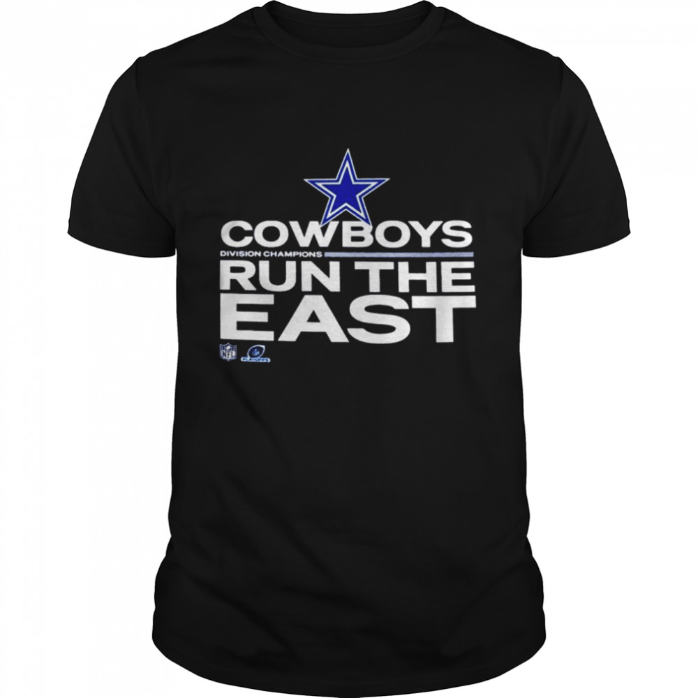 Dallas Cowboys Run The East 2021 NFC East Division Champions Trophy Collection T-shirt Classic Men's T-shirt
