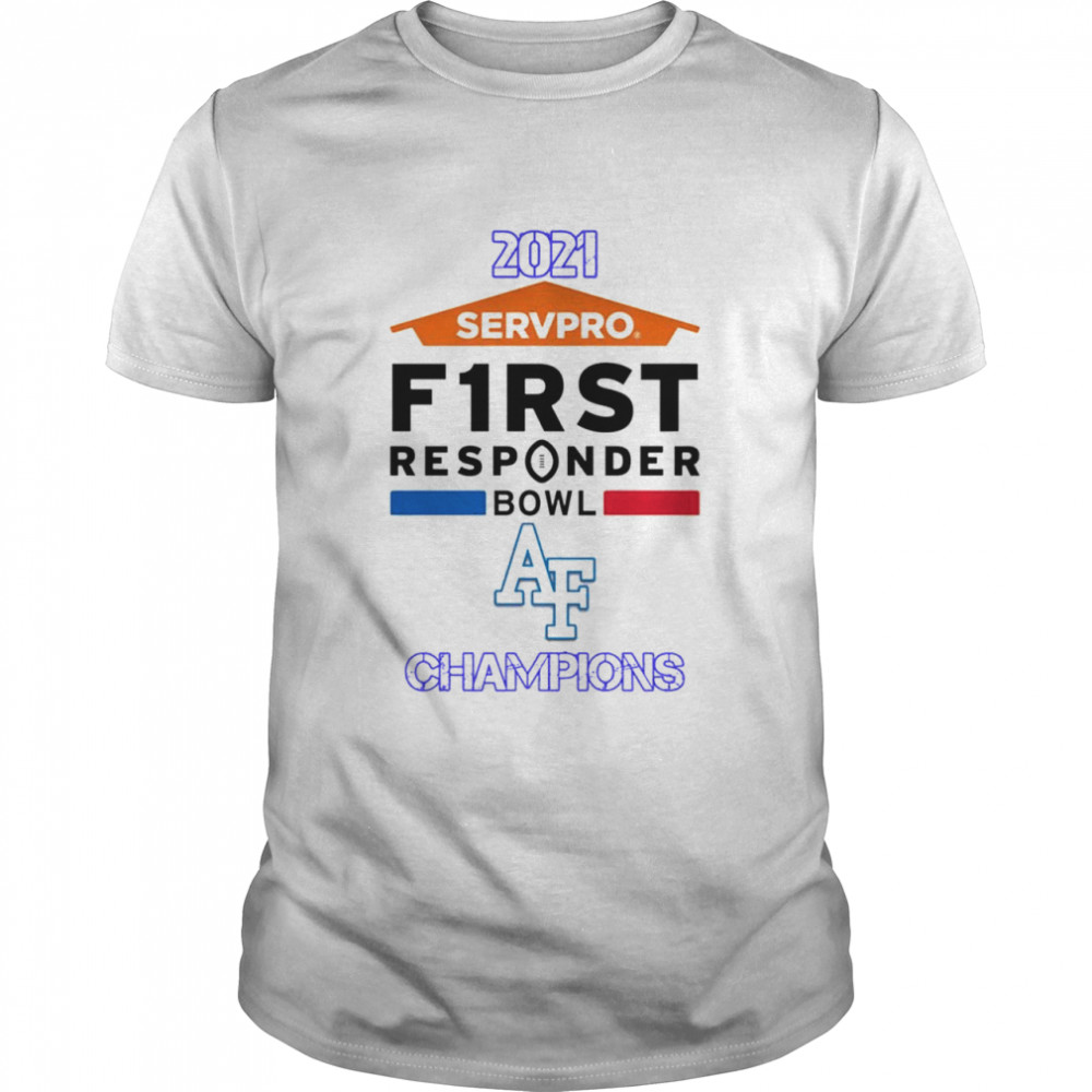 Air Force 2021 First Responder Bowl Champions Fleeces shirts