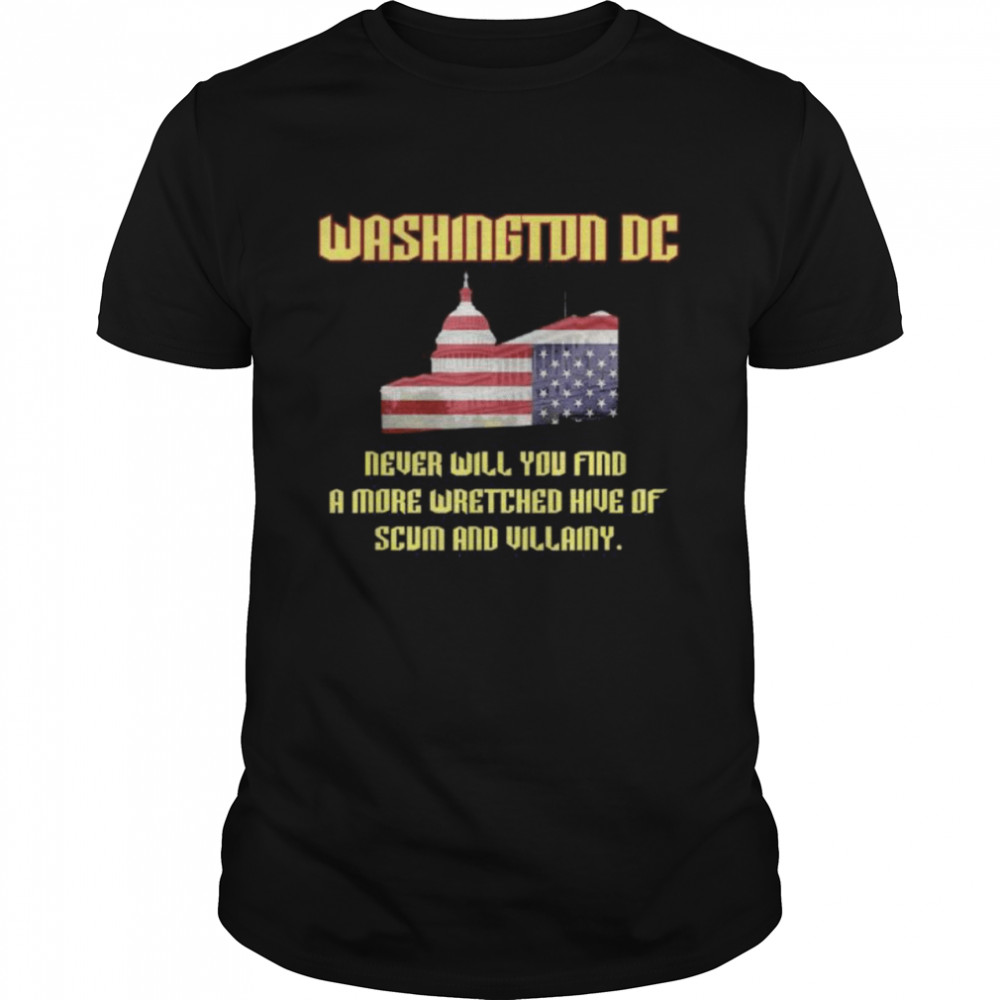 Washington Dc sucks political humor shirt