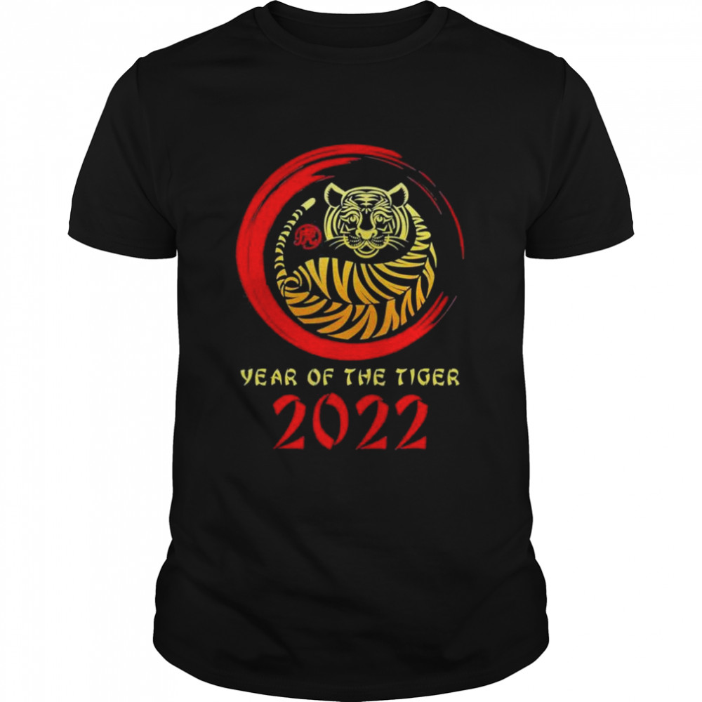 Year of The Tiger 2022 Circular Asian Chinese New Year shirt Classic Men's T-shirt