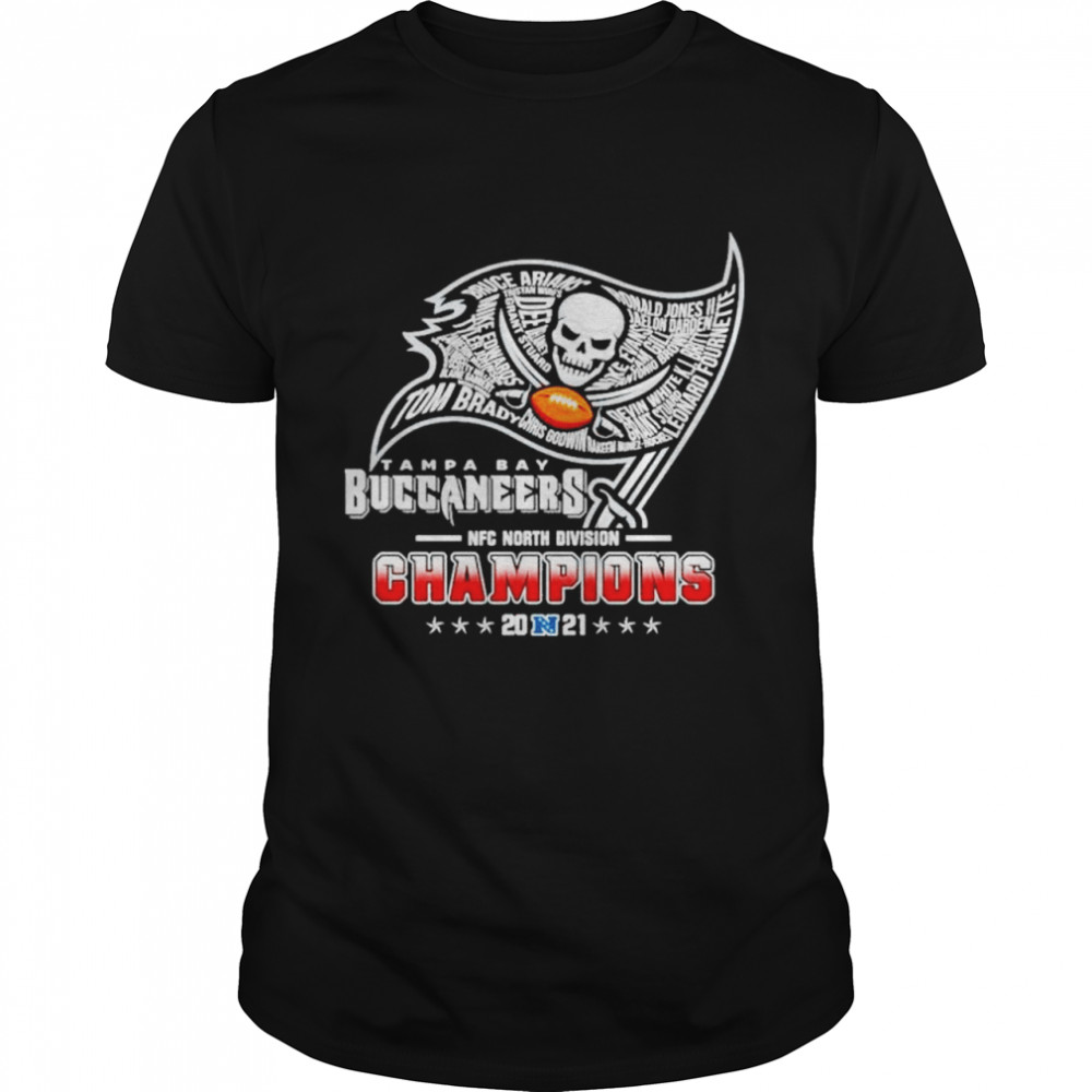 Tampa bay buccaneers nfc north division champions 2021 shirts