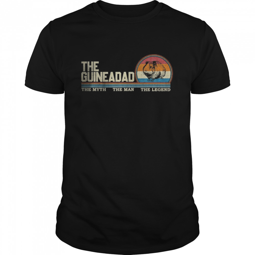 Retro The GuineaDad The Myth The Man The Legend T-Shirts