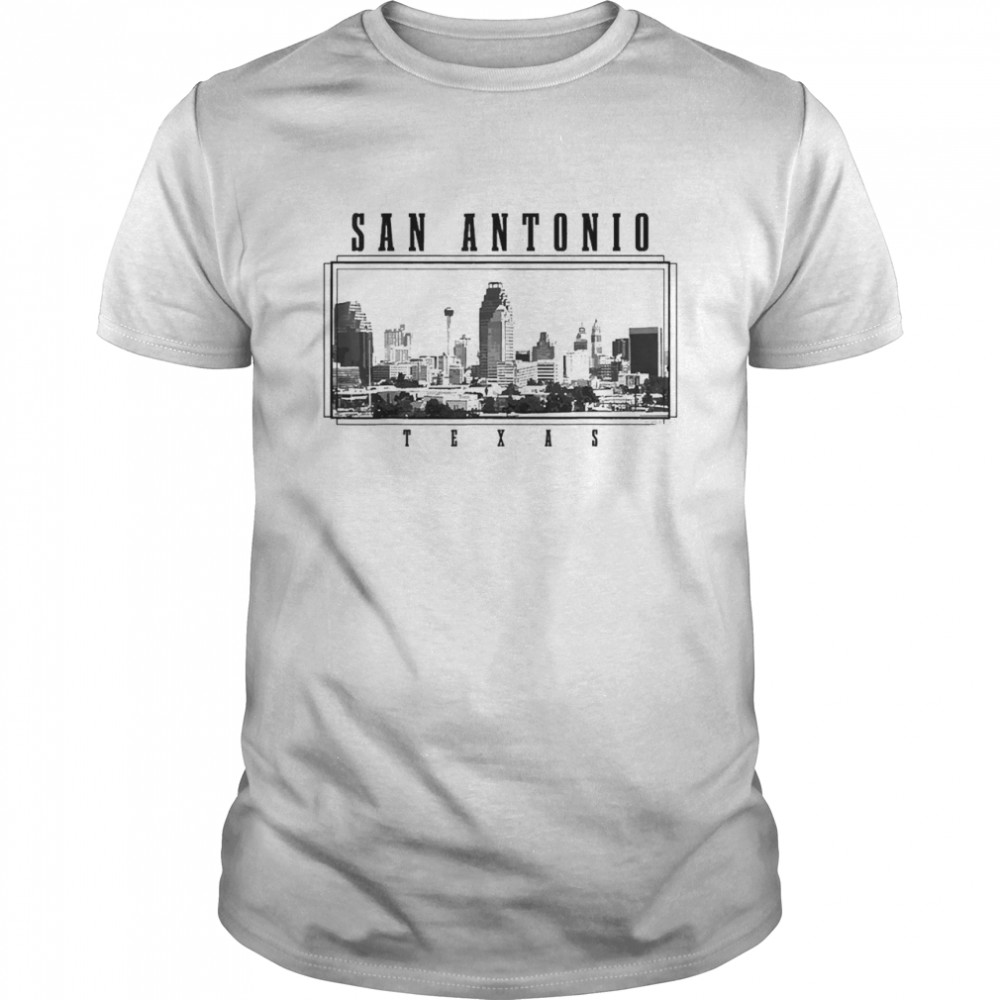 San Antonio Texas Vintage Skyline Pride Vintage San Antonio Shirts