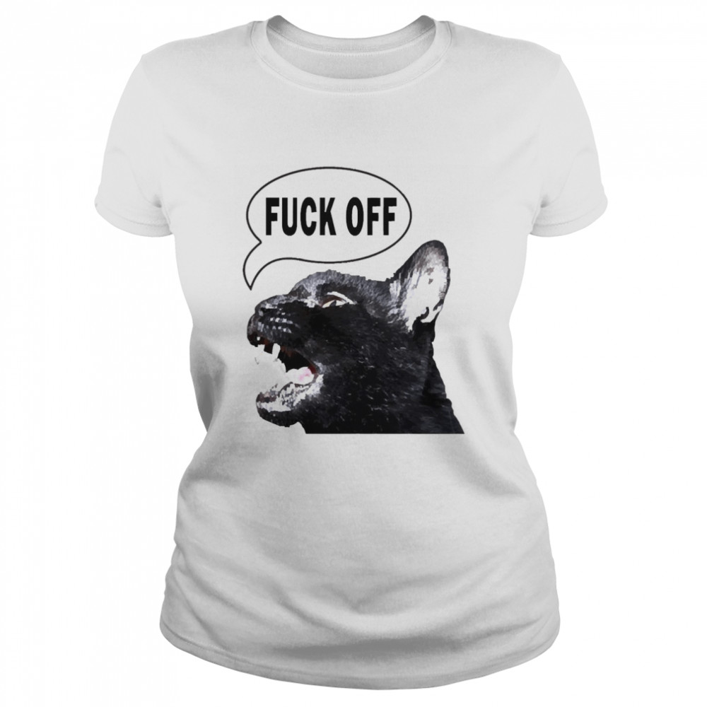 Sylvester Talking Kitty Cat Fuck Off Classic Women's T-shirt