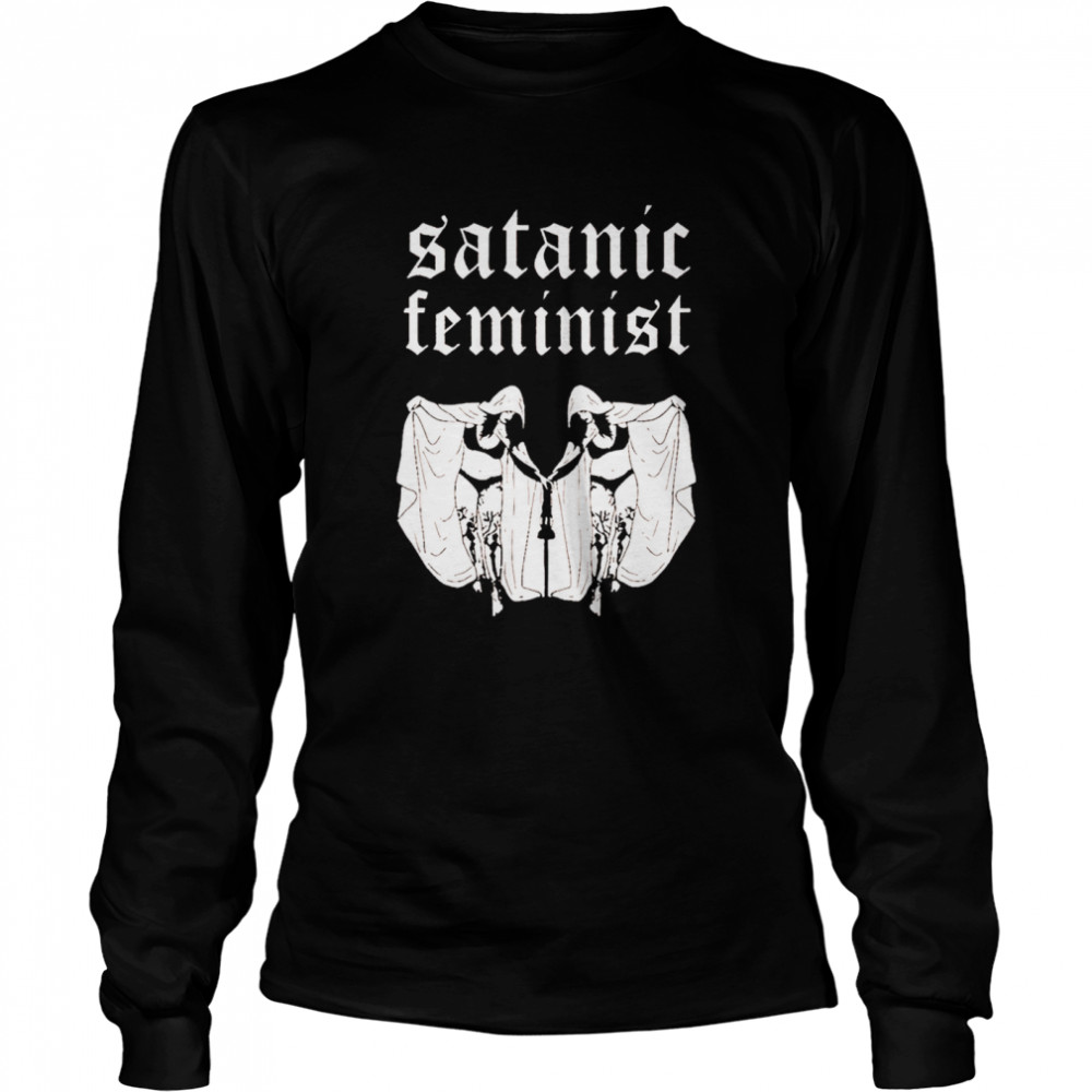 Satanic Feminist Men’s T-shirt Long Sleeved T-shirt