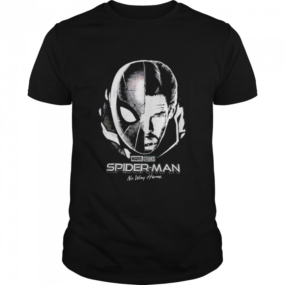 Spider Man and Doctor Strange face shirt